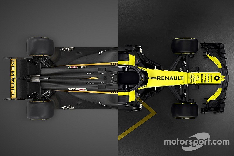 Compare o Renault RS17 com o novo RS18