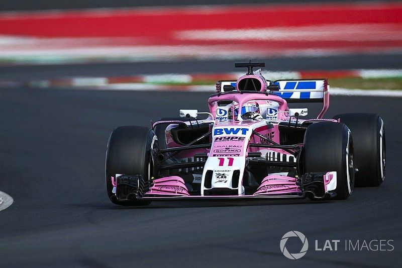 Perez hoopt Force India in 2018 naar podium te brengen