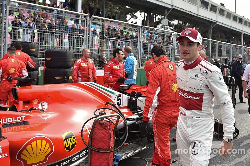 Cetak poin perdana, Leclerc dapat ucapan selamat dari Ferrari