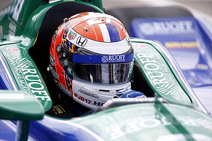 Detroit IndyCar: Rossi takes pole for Race 2 in wet qualifying