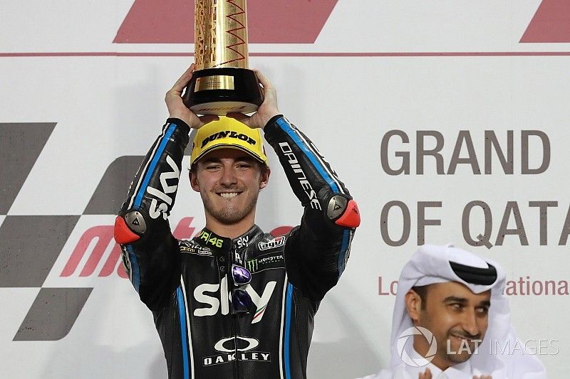 Dengar lagu kebangsaan Italia, Bagnaia emosional
