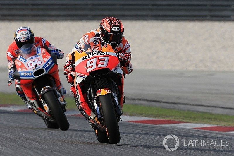 Marc Marquez, Repsol Honda Team, Andrea Dovizioso, Ducati Team