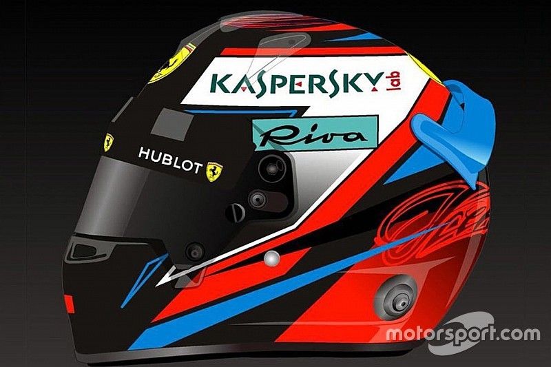 Raikkonen presenta su renovado casco para el mundial 2018 de F1