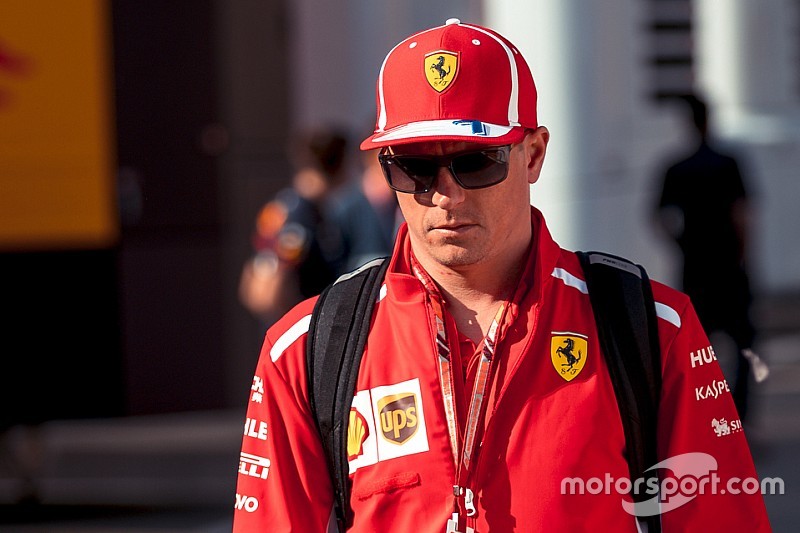 Videón, ahogy Räikkönen autója megadja magát