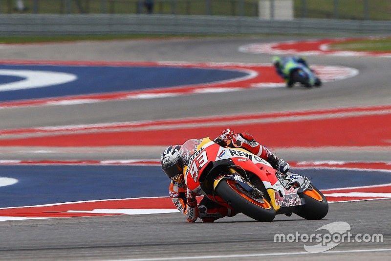 Márquez domina también el warm up con una décima de margen sobre Viñales