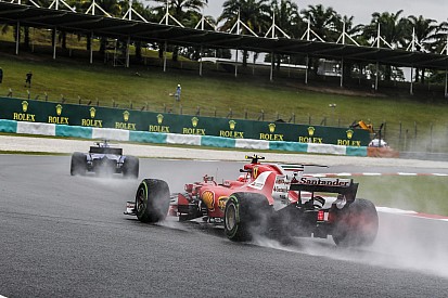 В Ferrari признали высокую скорость Red Bull на мокрой трассе