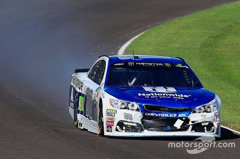 Earnhardt hopes for better luck after wrecking out at Indianapolis