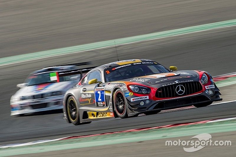 #2 Black Falcon Mercedes AMG GT3: Khaled Al Qubaisi, Jeroen Bleekemolen, Patrick Assenheimer, Manuel Metzger