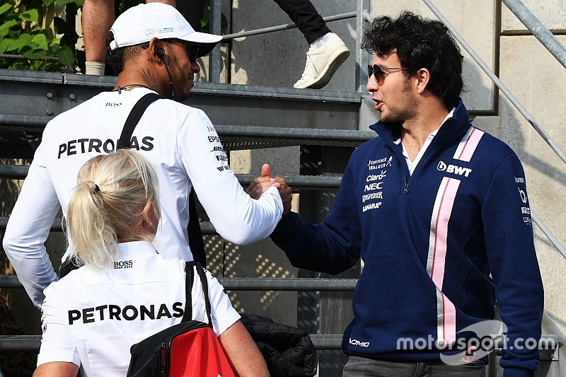 Pérez considera a Hamilton “el mejor de esta generación”