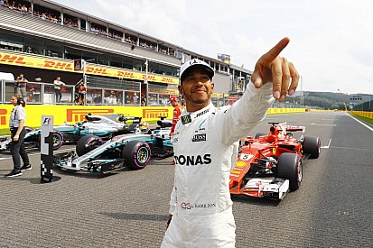 Belgian GP: Hamilton equals Schumacher's pole record at Spa