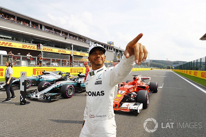 【F1ベルギーGP】予選詳報:ハミルトン68回目のPP。ベッテル0.2秒差
