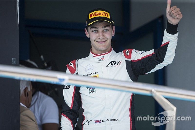 Podio: George Russell, ART Grand Prix