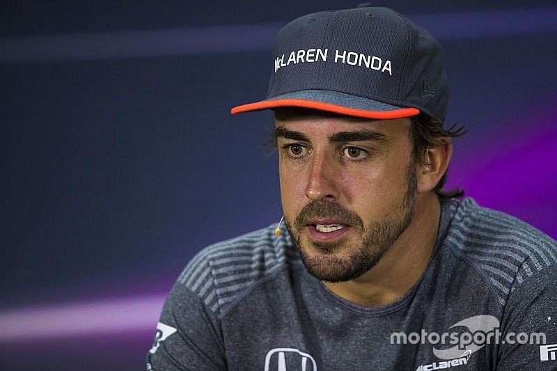 Fernando Alonso, McLaren, en conférence de presse