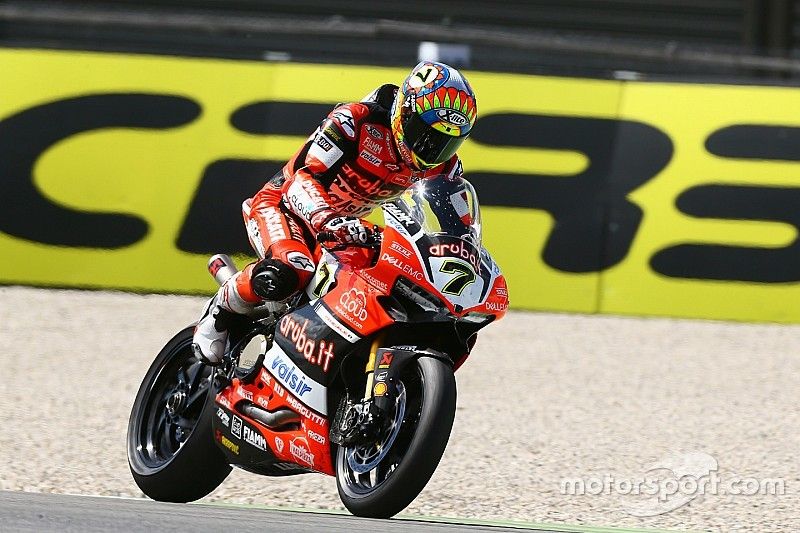 Chaz Davies, Ducati Team with mechanical trouble