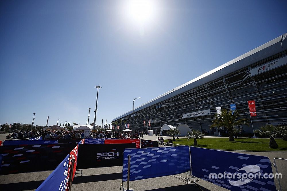 A scenic view of the Sochi Autodrom