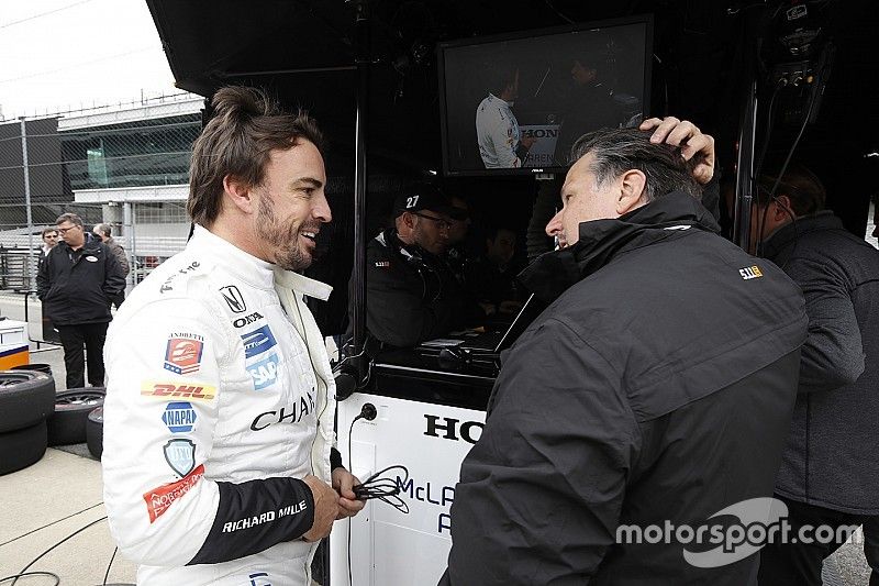 Fernando Alonso, Andretti Autosport Honda, Michael Andretti