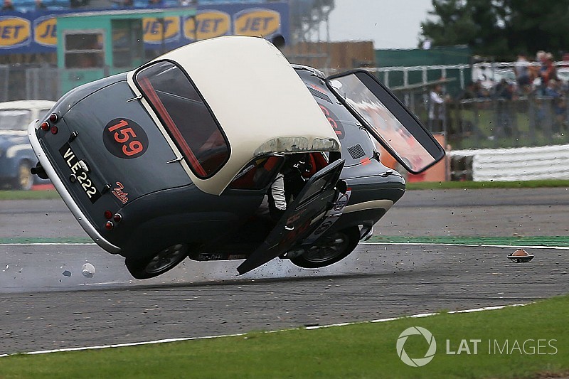 Gallery: Former AC/DC singer Brian Johnson crashes a classic car