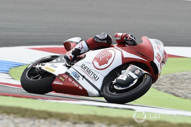 【Moto2】アッセン予選:中上悔しい2番手。モルビデリに0.1秒届かず