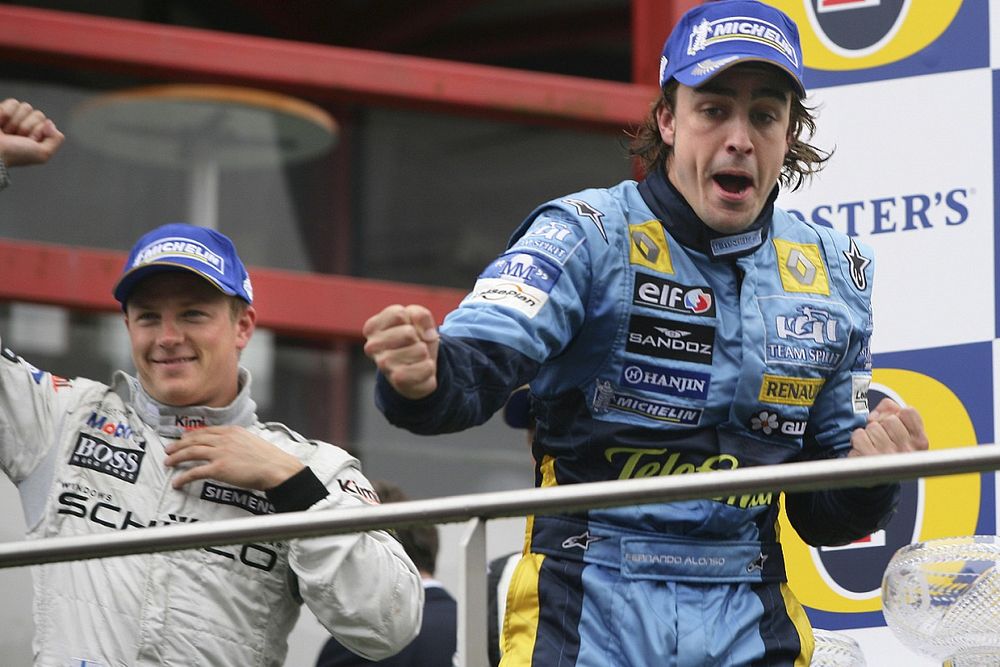 Alonso alcanzará el récord histórico con el adiós de Raikkonen