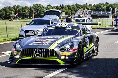 Mercedes-AMG GT3 on the first six grid positions for the Spa 24-hour race