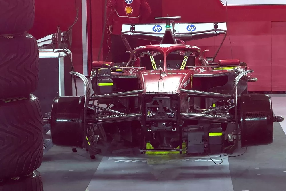 Detalle t&eacute;cnico del Ferrari SF-25