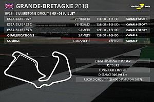 Le programme TV du GP de Grande-Bretagne