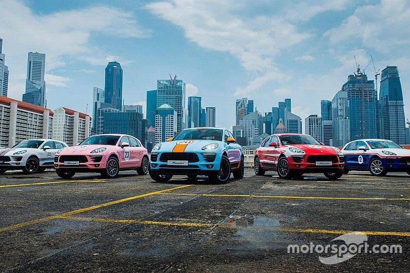 Porsche Macan bermotif legenda Le Mans
