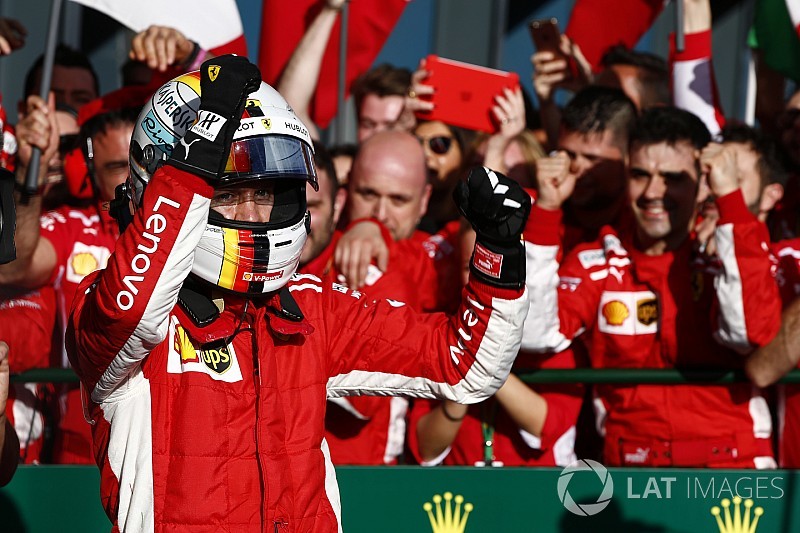 Vettel: Ferrari sedikit beruntung di GP Australia
