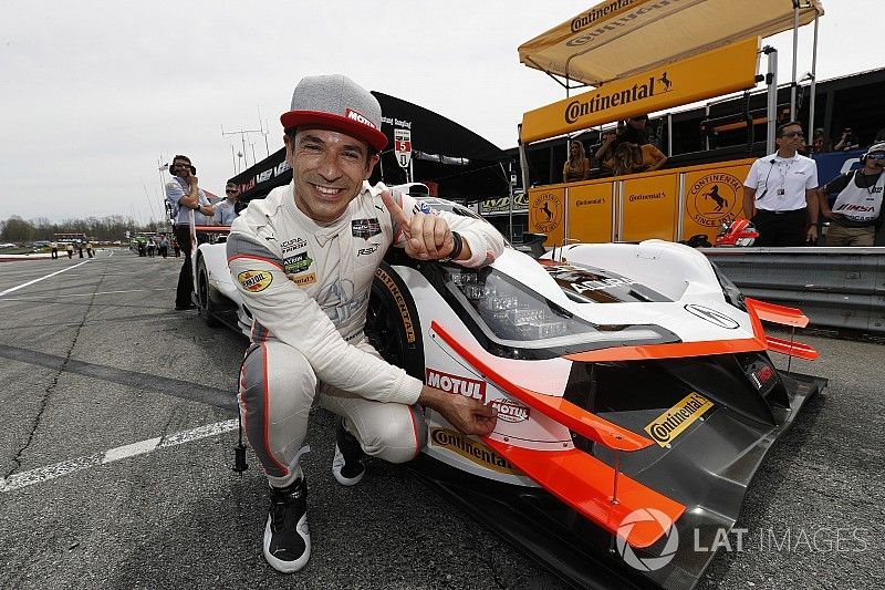 Ganador de la pole Helio Castroneves, Team Penske Acura