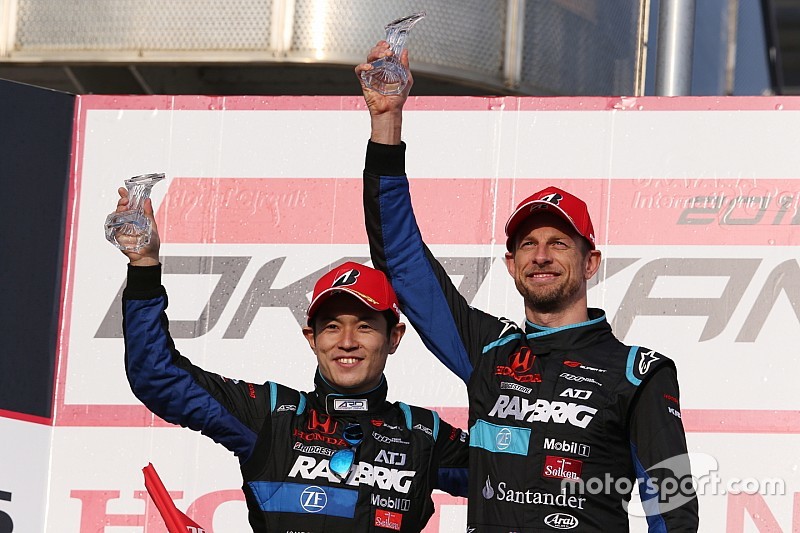 ジェンソン・バトン、いきなりGT500初表彰台「すごく良い経験になった」