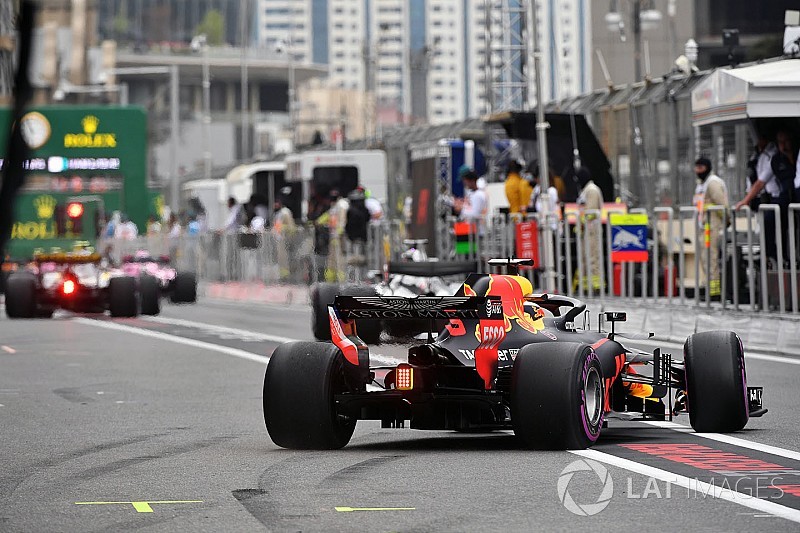 Startaufstellung: Grand Prix von Aserbaidschan der Formel 1 2018