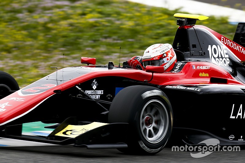 Hubert domina el primer día de test en GP3 y Calderón en 15°