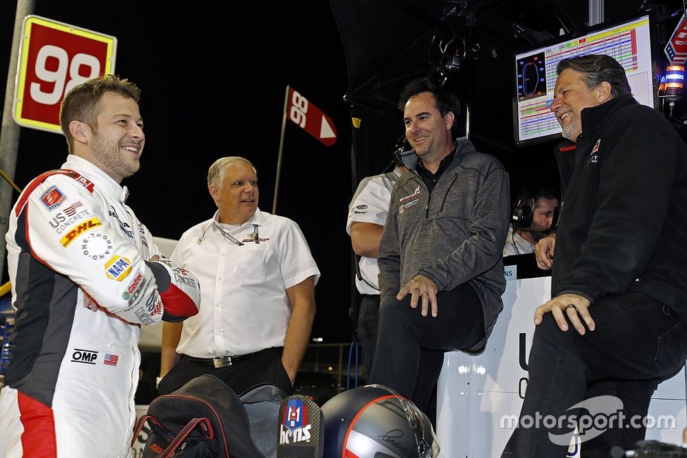 Marco Andretti, Herta - Andretti Autosport Honda, Art St. Cyr, Bryan Herta and Michael Andretti