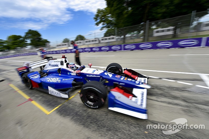 【インディカー】デトロイトFP:首位カストロベネス。FP2で琢磨6番手