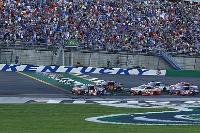 All three NASCAR national series to see new left-side tire at Kentucky