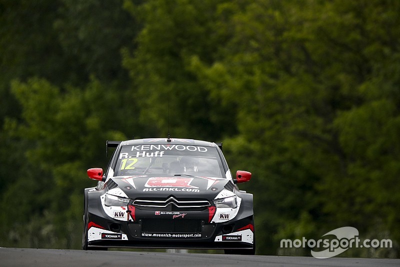 Hungary WTCC: Huff tops wet-dry first practice