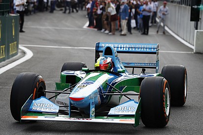 Schumacher Jr "amazed" by father's Benetton