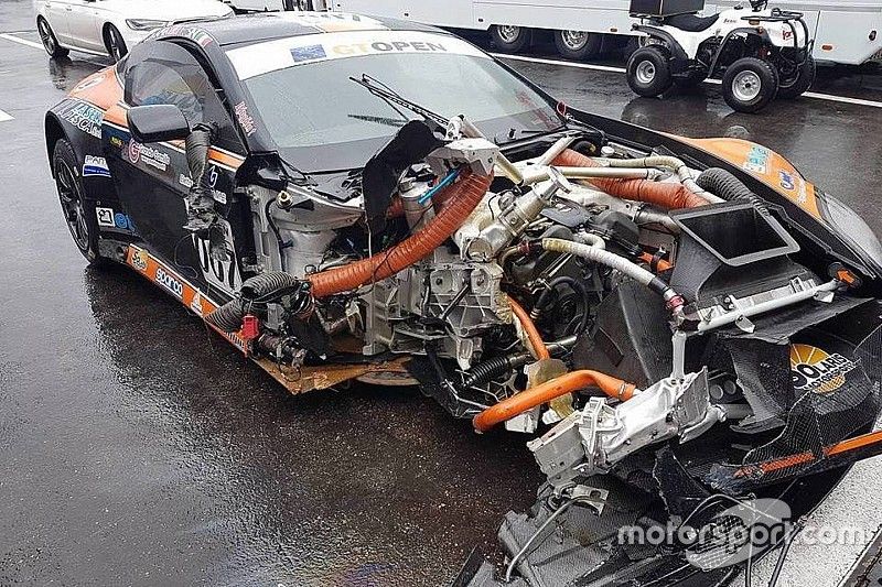 Tremendo botto e molta paura per Francesco Sini al Paul Ricard
