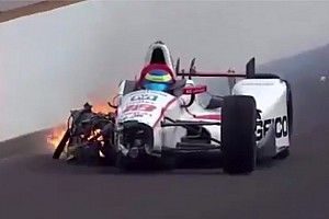 Indy 500: Schwerer Unfall von Sebastien Bourdais mit Beckenbruch