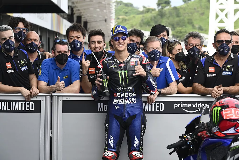 Polesitter Fabio Quartararo, Yamaha Factory Racing