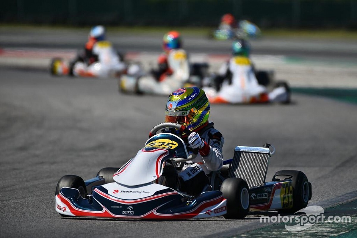 Kart: Miguel Costa bate recorde ao subir para categoria Júnior com 11 anos na Itália