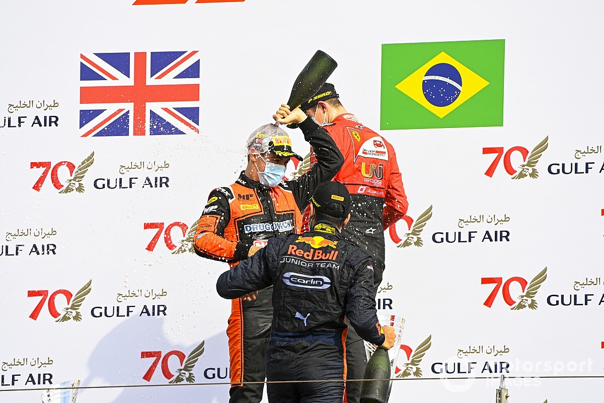 F2 Bahrein: Drugovich gana e Ilott se acerca a Mick Schumacher