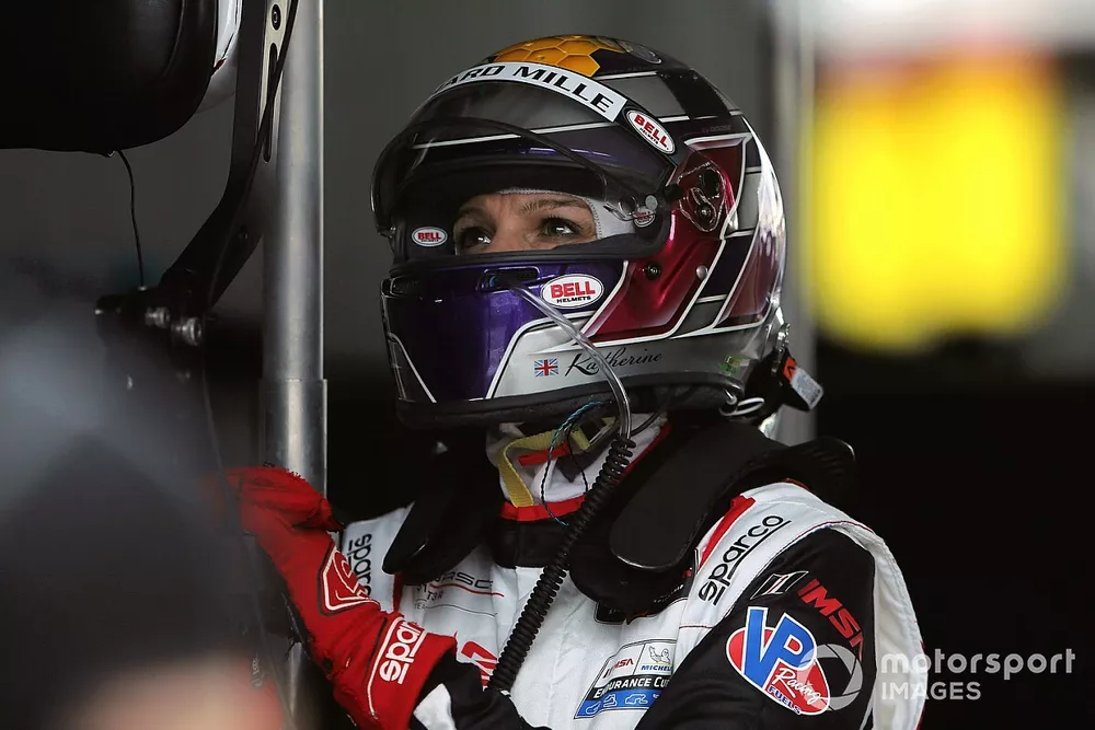 #88 Team Hardpoint EBM Porsche 911 GT3R, GTD: Katherine Legge