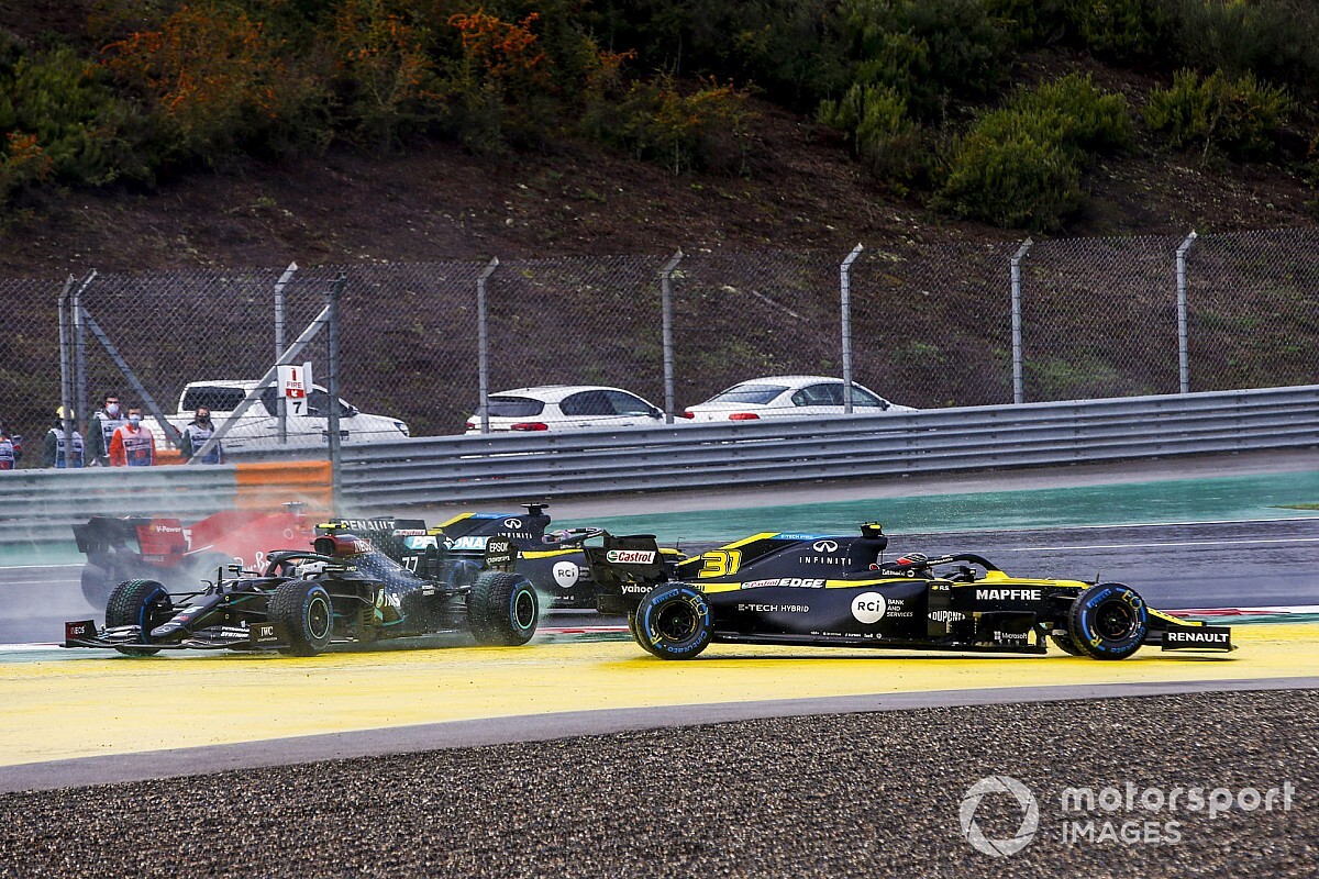 Ocon made "best" start of 2020 before Turn 1 tangle in Turkey