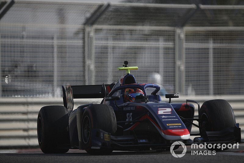 F2アブダビテスト2日目:初日に続いてデレトラがトップ。角田裕毅は14番手