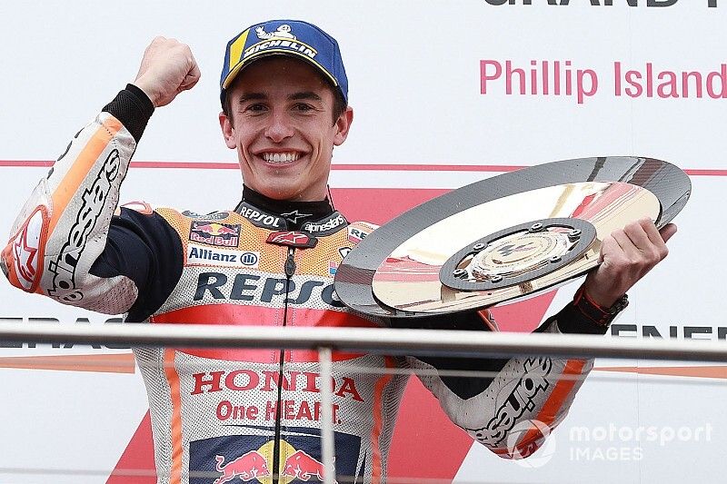 Podium: race winner Marc Marquez, Repsol Honda Team