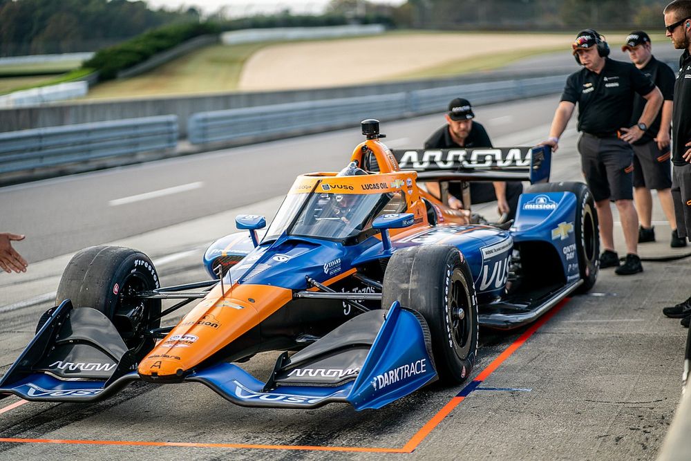 Hulkenberg completa su primer test en IndyCar