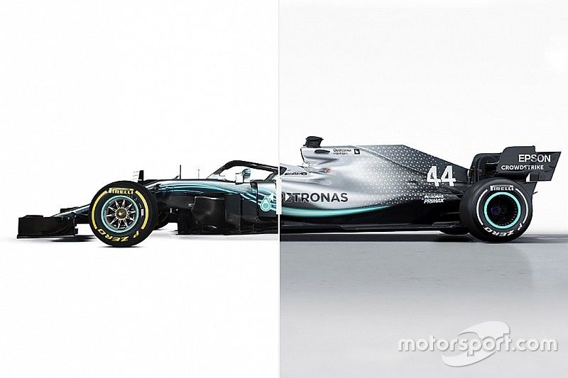 Comparativo Mercedes W09 Vs. Mercedes W10