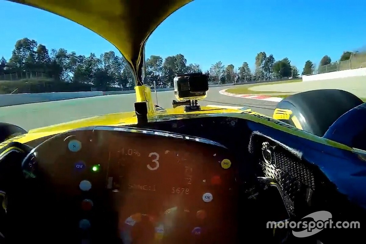 Video: Ricciardo'nun Renault ile ilk turu