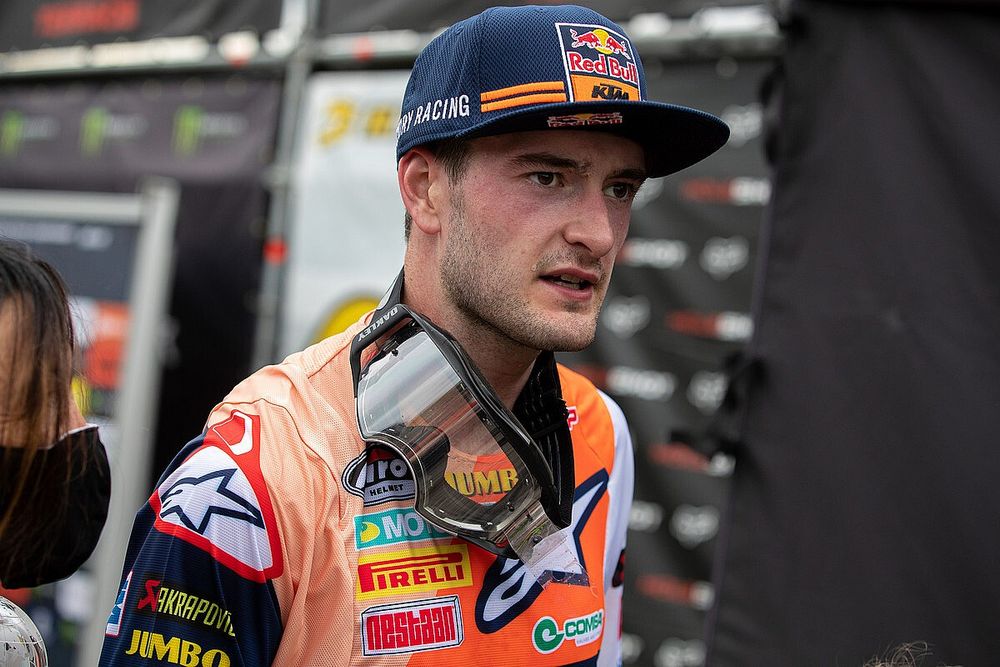 Herlings zwaar teleurgesteld na crash: "Voorsprong ineens weg"